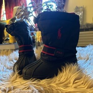 Ralph Lauren Boys Snow Boots Size 8 Brand New